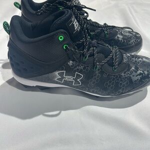 Under Armour BH Black Baseball Cleats Size 13 Brand New No Box